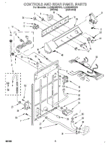 02 - Controls And Rear Panel parts for Whirlpool Washer LLR8245BW0 from AppliancePartsPros.com