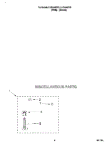 04 - Miscellaneous parts for Whirlpool Washer LLR8245BW1 from AppliancePartsPros.com