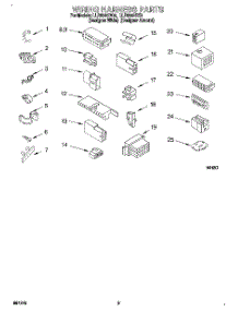 07 - Wiring Harness parts for Whirlpool Washer LLR8245DZ0 from AppliancePartsPros.com
