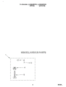 04 - Miscellaneous parts for Whirlpool Washer LLR8245BN0 from AppliancePartsPros.com