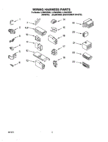 07 - Wiring Harness parts for Whirlpool Washer LLR8233BQ0 from AppliancePartsPros.com