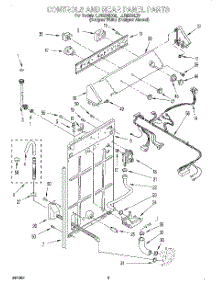02 - Controls And Rear Panel parts for Whirlpool Washer LLR8233EQ0 from AppliancePartsPros.com