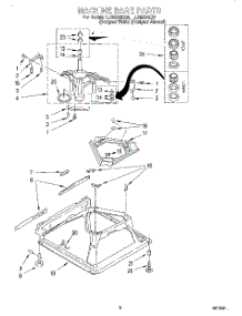 05 - Machine Base parts for Whirlpool Washer LLR8233EQ0 from AppliancePartsPros.com