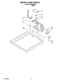 04 - Meter Case Parts parts for Whirlpool Washer CHW9900VQ0 from AppliancePartsPros.com