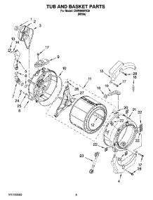 06 - Tub And Basket Parts parts for Whirlpool Washer CHW9900VQ0 from AppliancePartsPros.com