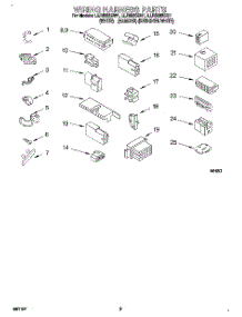 07 - Wiring Harness parts for Whirlpool Washer LLR8233BN1 from AppliancePartsPros.com