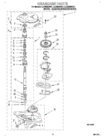 09 - Gearcase parts for Whirlpool Washer LLR8233BN1 from AppliancePartsPros.com