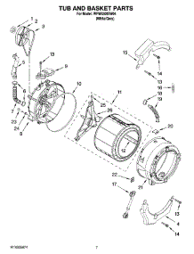 06 - Tub And Basket Parts, Optional Parts (Not Included) parts for Whirlpool Washer WFW8300SW04 from AppliancePartsPros.com