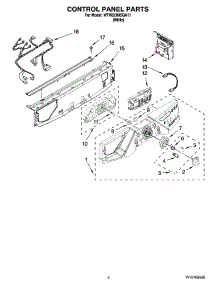 03 - Control Panel Parts parts for Whirlpool Washer WFW9200SQA11 from AppliancePartsPros.com