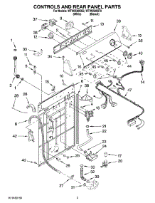 02 - Controls And Rear Panel Parts parts for Whirlpool Washer WTW5500SQ2 from AppliancePartsPros.com