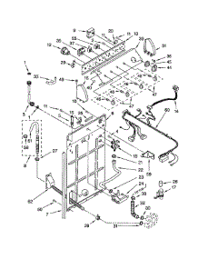 Controls And Rear Panel parts for Whirlpool Washer LSQ9560PW2 from AppliancePartsPros.com