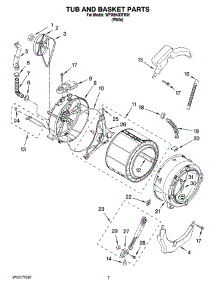 06 - Tub And Basket Parts, Optional Parts (Not Included) parts for Whirlpool Washer WFW8400TW01 from AppliancePartsPros.com