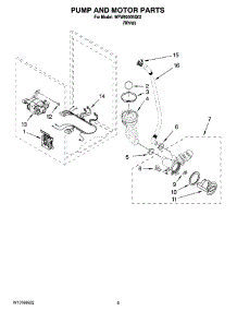 06 - Pump And Motor Parts, Optional Parts (Not Included) parts for Whirlpool Washer WFW9200SQ02 from AppliancePartsPros.com