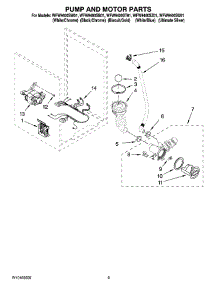 06 - Pump And Motor Parts, Optional Parts (Not Included) parts for Whirlpool Washer WFW9400ST01 from AppliancePartsPros.com