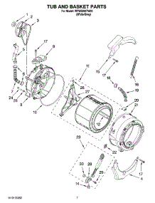 06 - Tub And Basket Parts, Optional Parts (Not Included) parts for Whirlpool Washer WFW8200TW00 from AppliancePartsPros.com