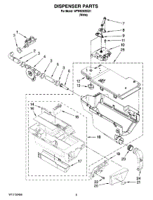 04 - Dispenser Parts parts for Whirlpool Washer WFW9200SQ01 from AppliancePartsPros.com