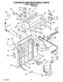 02 - Controls And Rear Panel Parts parts for Whirlpool Washer 7MWL87770TW0 from AppliancePartsPros.com