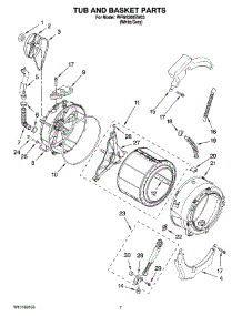06 - Tub And Basket Parts, Optional Parts (Not Included) parts for Whirlpool Washer WFW8300SW03 from AppliancePartsPros.com