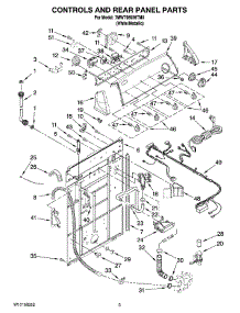 02 - Controls And Rear Panel Parts parts for Whirlpool Washer 7MWT98930TM0 from AppliancePartsPros.com
