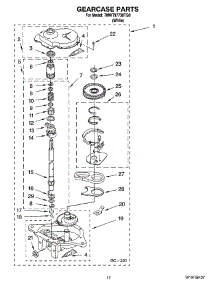 08 - Gearcase Parts, Optional Parts (Not Included) parts for Whirlpool Washer 7MWT97730TQ0 from AppliancePartsPros.com