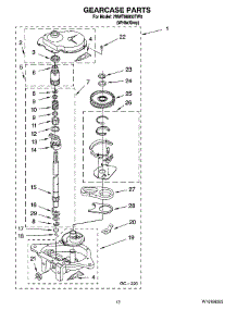 08 - Gearcase Parts, Optional Parts (Not Included) parts for Whirlpool Washer 7MWT98950TW0 from AppliancePartsPros.com
