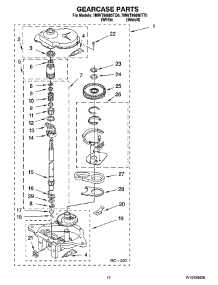 08 - Gearcase Parts, Optional Parts (Not Included) parts for Whirlpool Washer 7MWT96680TT0 from AppliancePartsPros.com