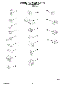 06 - Wiring Harness Parts parts for Whirlpool Washer 3RLSQ8033SW0 from AppliancePartsPros.com