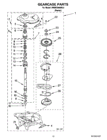 08 - Gearcase Parts, Optional Parts (Not Included) parts for Whirlpool Washer 3RGSC9400SL0 from AppliancePartsPros.com