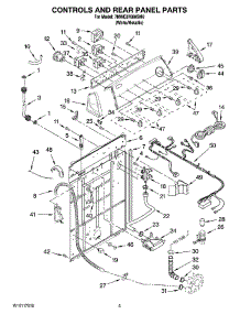 02 - Controls And Rear Panel Parts parts for Whirlpool Washer 7MWE87680SM0 from AppliancePartsPros.com