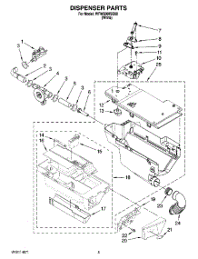 04 - Dispenser Parts parts for Whirlpool Washer WFW9200SQ00 from AppliancePartsPros.com
