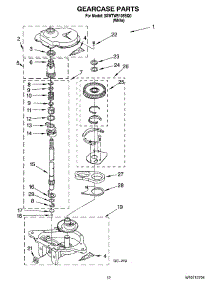 08 - Gearcase Parts, Optional Parts (Not Included) parts for Whirlpool Washer 3XWTW5105SQ0 from AppliancePartsPros.com