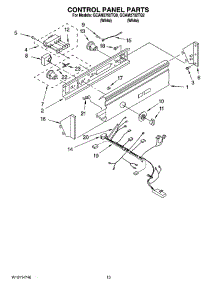 06 - Control Panel Parts parts for Whirlpool Washer GCAM2792TQ0 from AppliancePartsPros.com