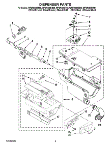 04 - Dispenser Parts parts for Whirlpool Washer WFW9400SW00 from AppliancePartsPros.com