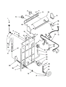 Controls / Rear Panel parts for Whirlpool Washer LBR4121JQ2 from AppliancePartsPros.com