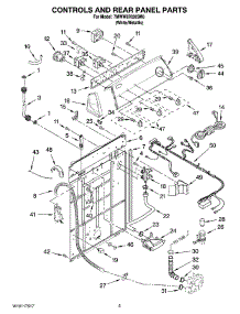 02 - Controls And Rear Panel Parts parts for Whirlpool Washer 7MWW87620SM0 from AppliancePartsPros.com