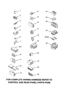 Wiring Harness parts for Whirlpool Washer LBR4121JQ2 from AppliancePartsPros.com