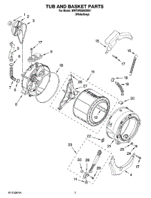 06 - Tub And Basket Parts, Optional Parts (Not Included) parts for Whirlpool Washer MWFW8300SW01 from AppliancePartsPros.com