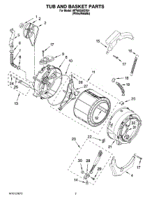 06 - Tub And Basket Parts, Optional Parts (Not Included) parts for Whirlpool Washer WFW8500SR01 from AppliancePartsPros.com