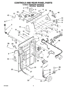 02 - Controls And Rear Panel Parts parts for Whirlpool Washer WTW5840SW0 from AppliancePartsPros.com