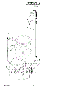 04 - Pump Parts, Optional Parts (Not Included) parts for Whirlpool Washer WTW6400SW2 from AppliancePartsPros.com