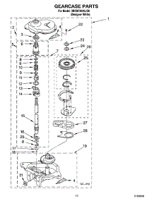 08 - Gearcase Parts, Optional Parts (Not Included) parts for Whirlpool Washer 3RGSC9455JQ6 from AppliancePartsPros.com