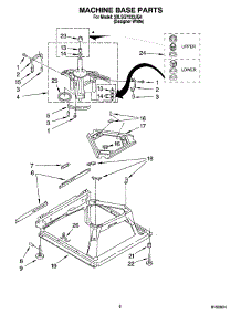 05 - Machine Base Parts parts for Whirlpool Washer 3XLSQ7533JQ4 from AppliancePartsPros.com