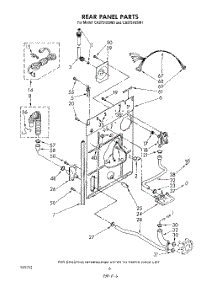 05 - Rear Panel parts for Whirlpool Washer CA2751XSW0 from AppliancePartsPros.com