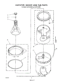 06 - Agitator, Basket And Tub parts for Whirlpool Washer CA2751XSW0 from AppliancePartsPros.com
