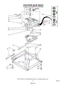 09 - Machine Base parts for Whirlpool Washer CA2751XSW1 from AppliancePartsPros.com