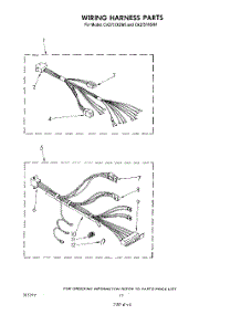 10 - Wiring Harness parts for Whirlpool Washer CA2751XSW1 from AppliancePartsPros.com