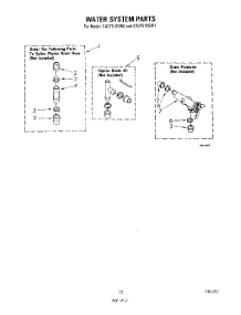 13 - Water System parts for Whirlpool Washer CA2751XSW0 from AppliancePartsPros.com