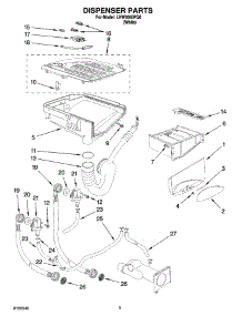 04 - Dispenser Parts parts for Whirlpool Washer LHW0050PQ0 from AppliancePartsPros.com