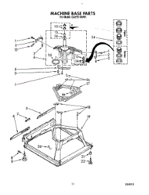 09 - Machine Base parts for Whirlpool Washer CA2751XWW1 from AppliancePartsPros.com