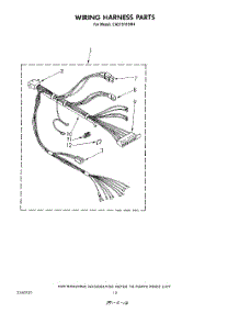 10 - Wiring Harness parts for Whirlpool Washer CA2751XSW4 from AppliancePartsPros.com